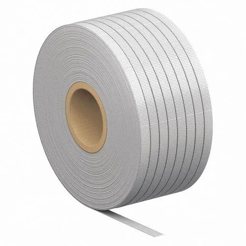 Industrial woven tape roll